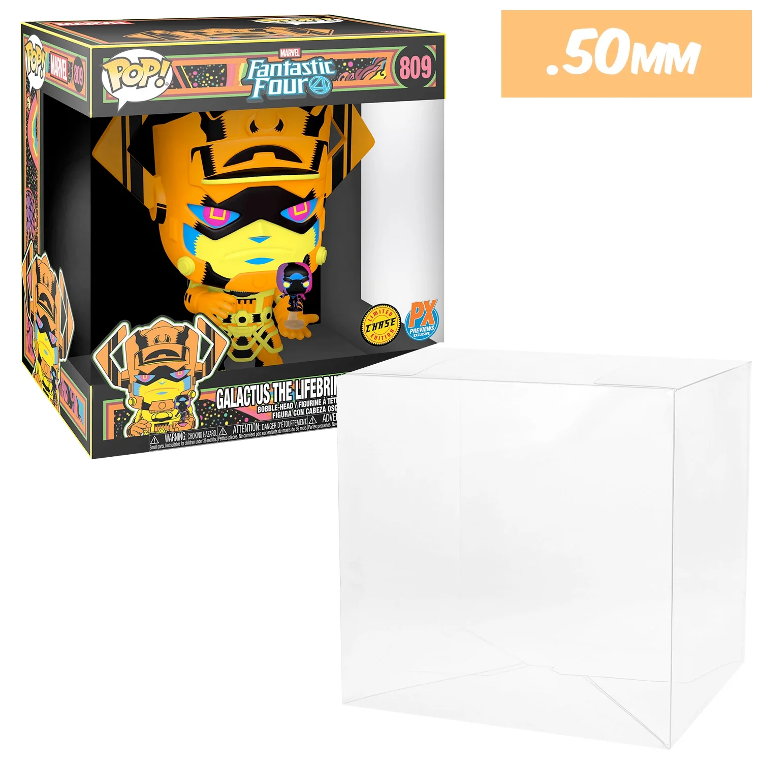 10 INCH WIDE Pop Protectors for GIANT Funko (0.50mm thick) 12.875h x 12w x 8.25d - Image 6