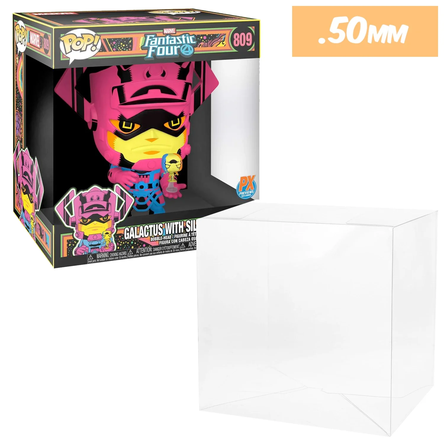 10 INCH WIDE Pop Protectors for GIANT Funko (0.50mm thick) 12.875h x 12w x 8.25d - Image 7