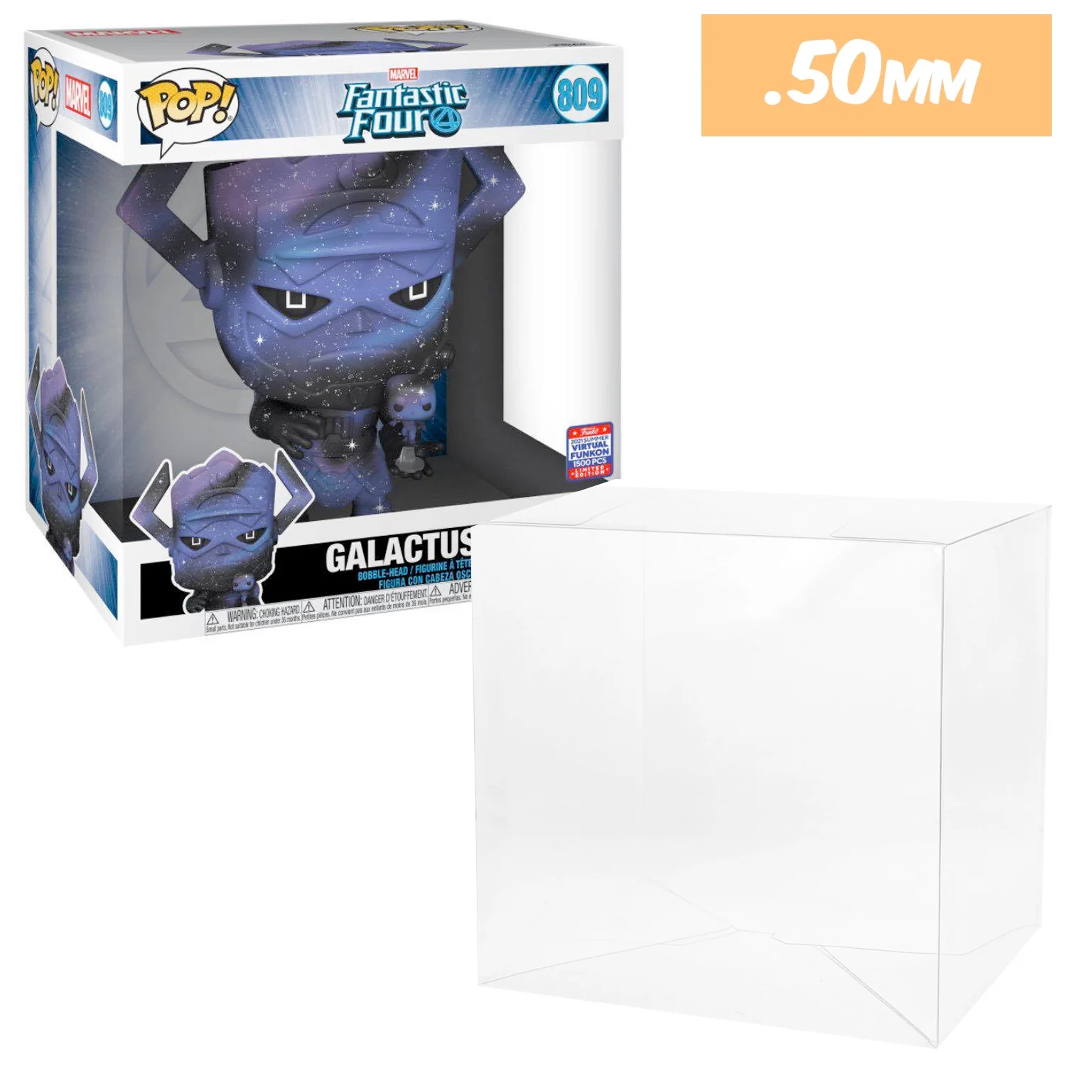 10 INCH WIDE Pop Protectors for GIANT Funko (0.50mm thick) 12.875h x 12w x 8.25d - Image 8