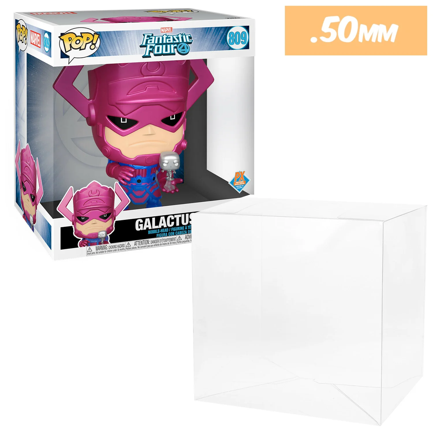 10 INCH WIDE Pop Protectors for GIANT Funko (0.50mm thick) 12.875h x 12w x 8.25d - Image 9