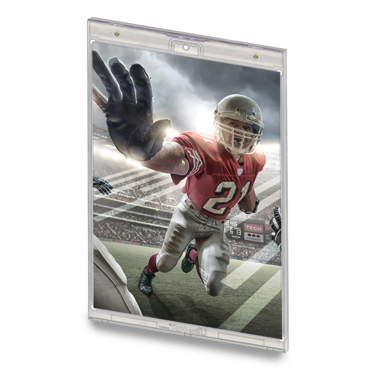 Poster Print 8x10 Wall Mount Display Case, Clear Border (UV ONE-TOUCH Magnetic Holder) - Image 3