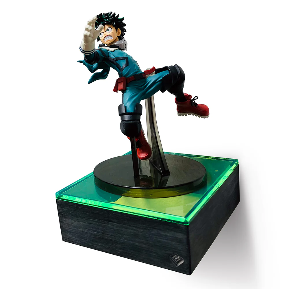 Custom Acrylic Wall Mount Display for Designer Toys (Single LARGE Brushed Base with Colored Top) 2h x 5.5w x 5.5d - Image 13