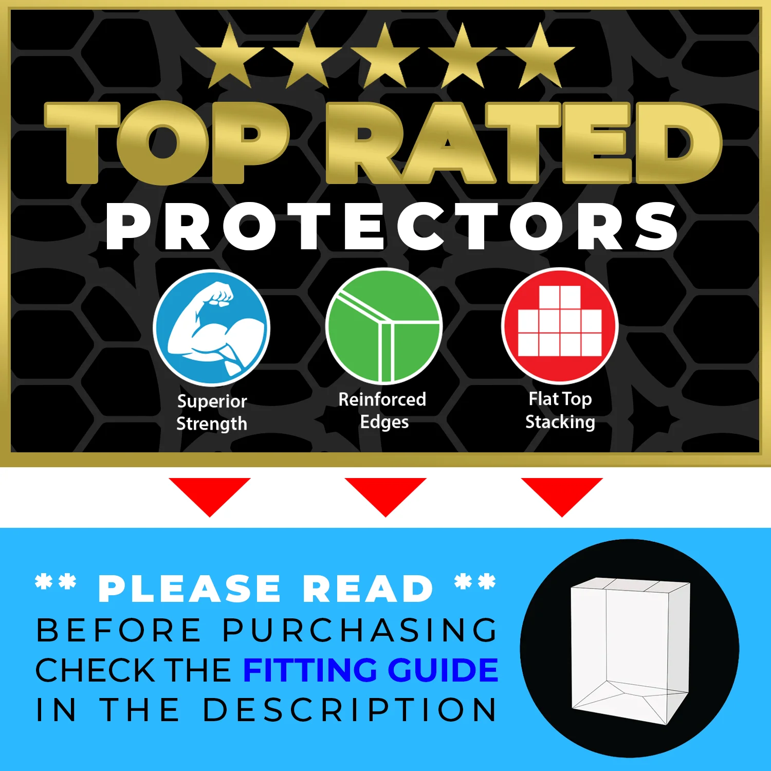 3 PACK DEEP Pop Protectors for Funko (0.50mm thick, UV & Scratch Resistant) 6.5h x 10w x 4.5d - Image 3