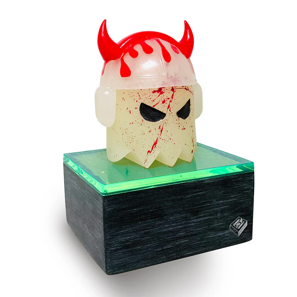 Custom Acrylic Wall Mount Display for Designer Toys (Single SMALL Brushed Base with Colored Top) 3.75w x 3.25d - Image 15