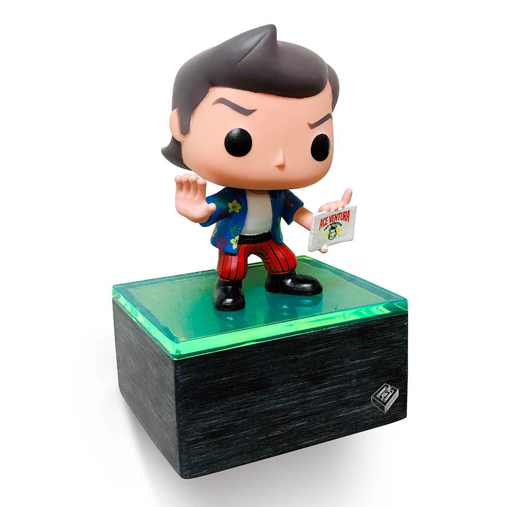 Custom Acrylic Wall Mount Display for Designer Toys (Single SMALL Brushed Base with Colored Top) 3.75w x 3.25d - Image 16