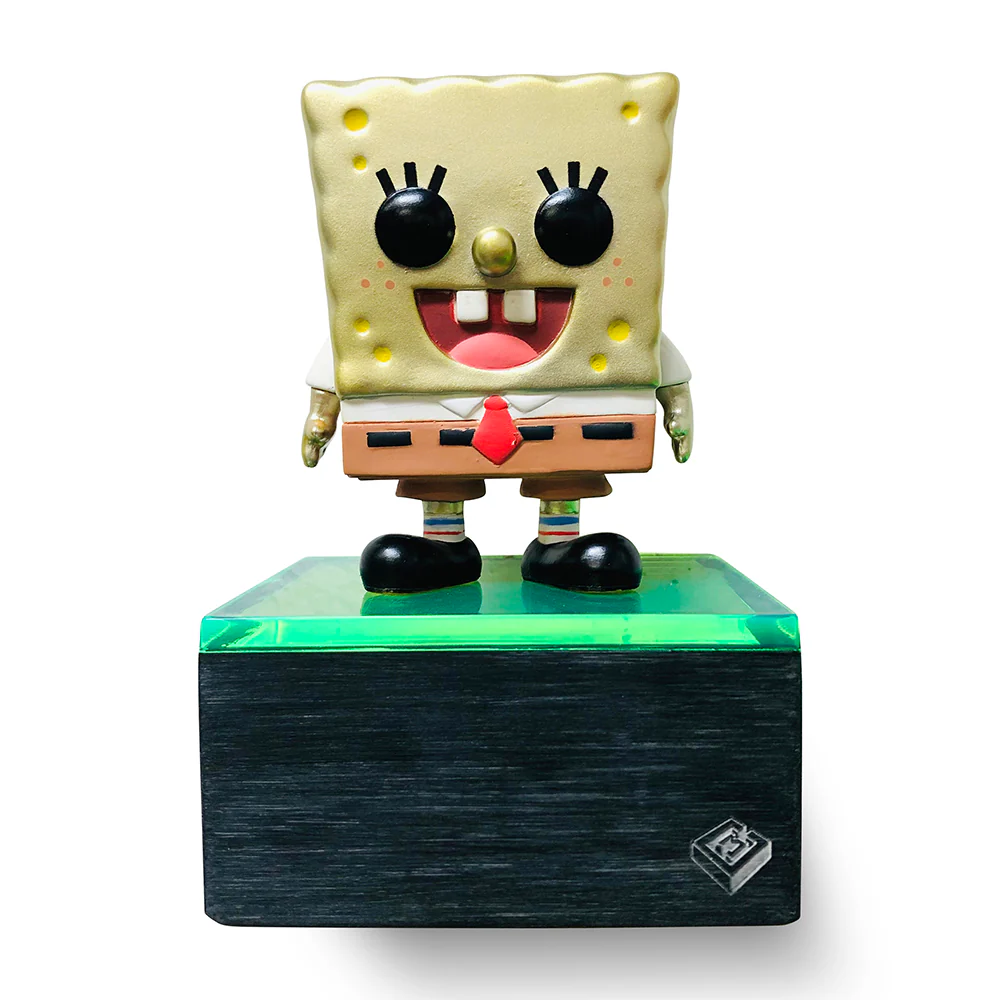 Custom Acrylic Wall Mount Display for Designer Toys (Single SMALL Brushed Base with Colored Top) 3.75w x 3.25d - Image 18