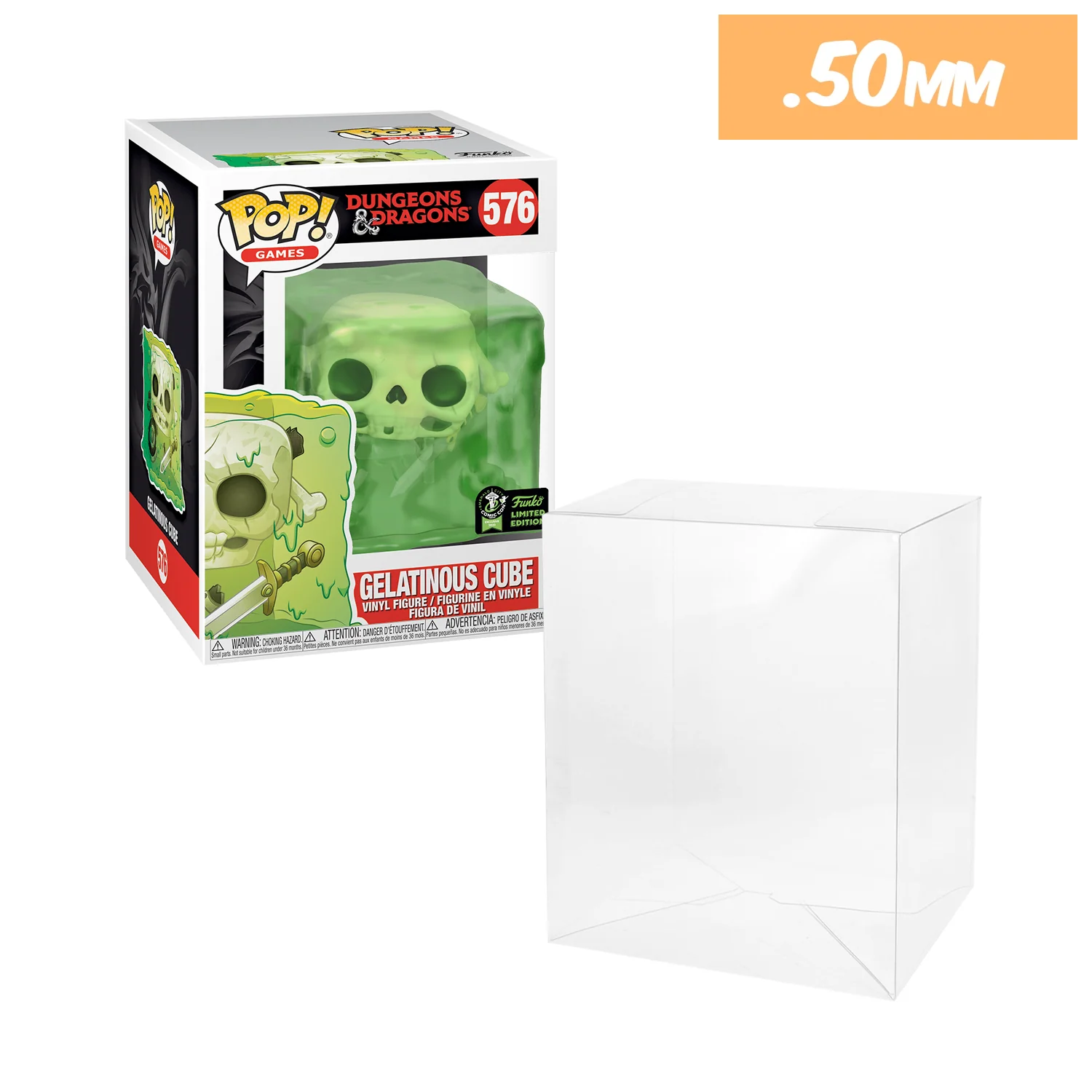 GON FREECSS Pop Protectors for Funko (0.50mm thick, UV & Scratch Resistant) 6.25h x 4.5w x 4.5d - Image 6
