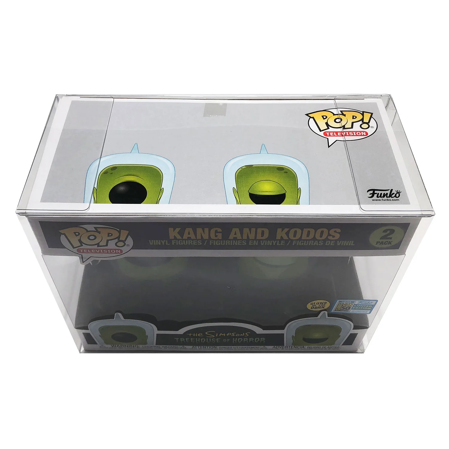 2 PACK KANG & KODOS Pop Protectors for Funko (0.50mm thick, UV & Scratch Resistant) 6.75h x 8.75w x 4d - Image 7