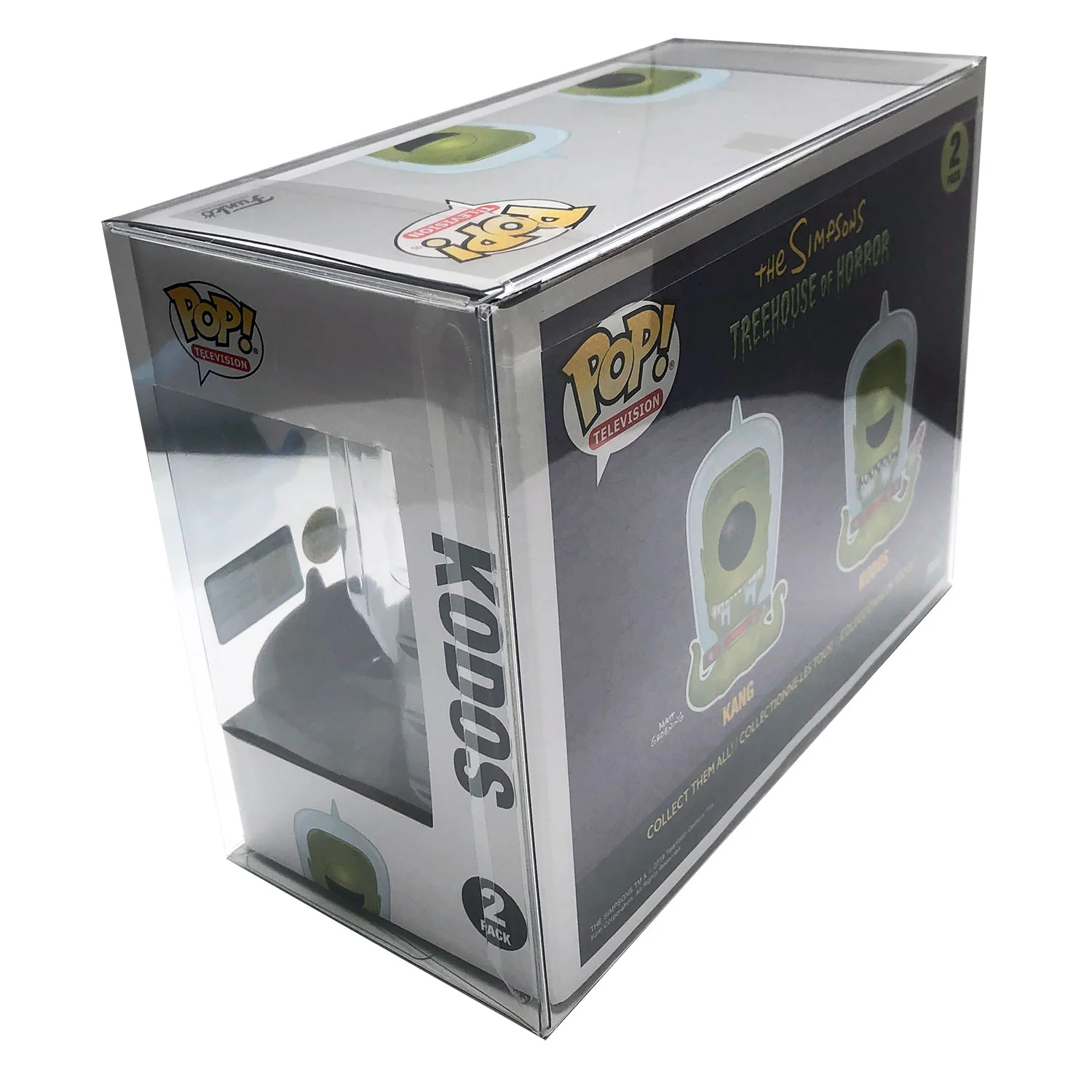 2 PACK KANG & KODOS Pop Protectors for Funko (0.50mm thick, UV & Scratch Resistant) 6.75h x 8.75w x 4d - Image 9