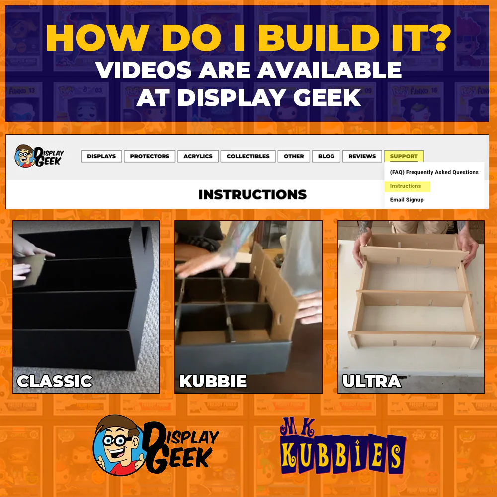 KUBBIE LID - Lid for Kubbie Display Case for Funko Pops, Perfect for Conventions (Cardboard) - Image 5