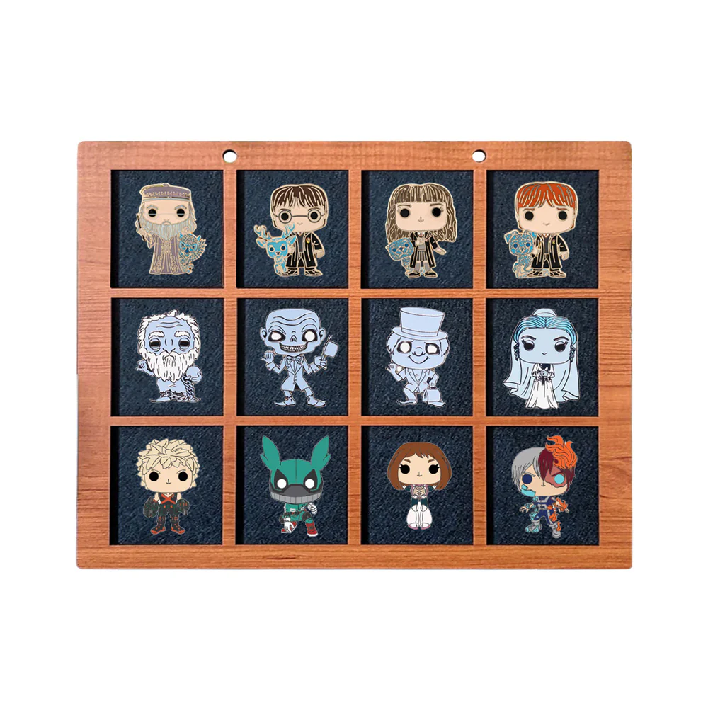 Enamel Pin Display (2" wide x 2" high Slots) Fits Standard Pins (Choose Color and Size) - Image 8