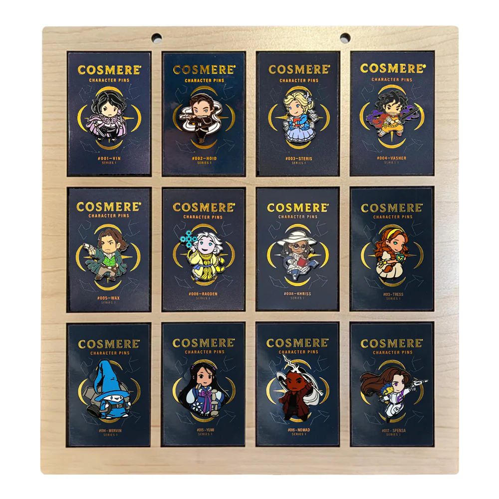 Enamel Pin Display (2" wide x 3" high Slots) Fits Standard Pins and Card Backings (Choose Color and Size) - Image 4