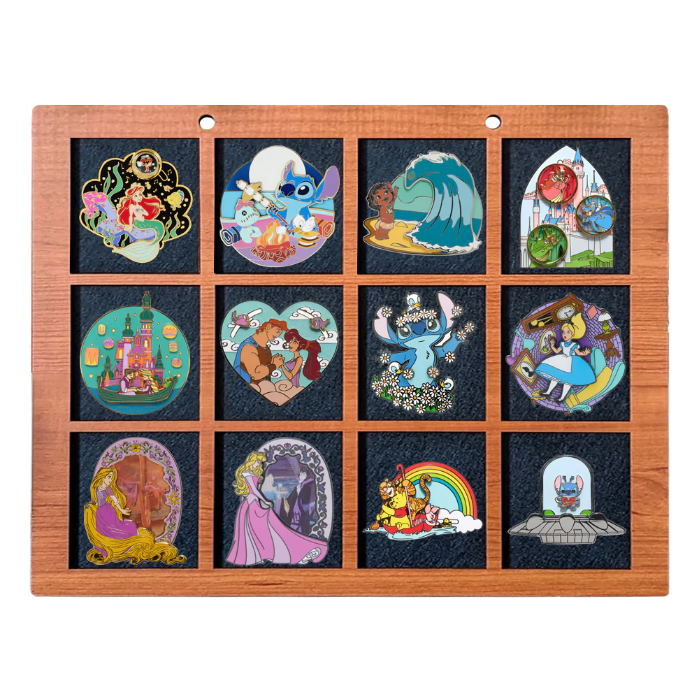 Enamel Pin Display (3" wide x 3" high Slots) Fits Standard Pins (Choose Color and Size) - Image 8