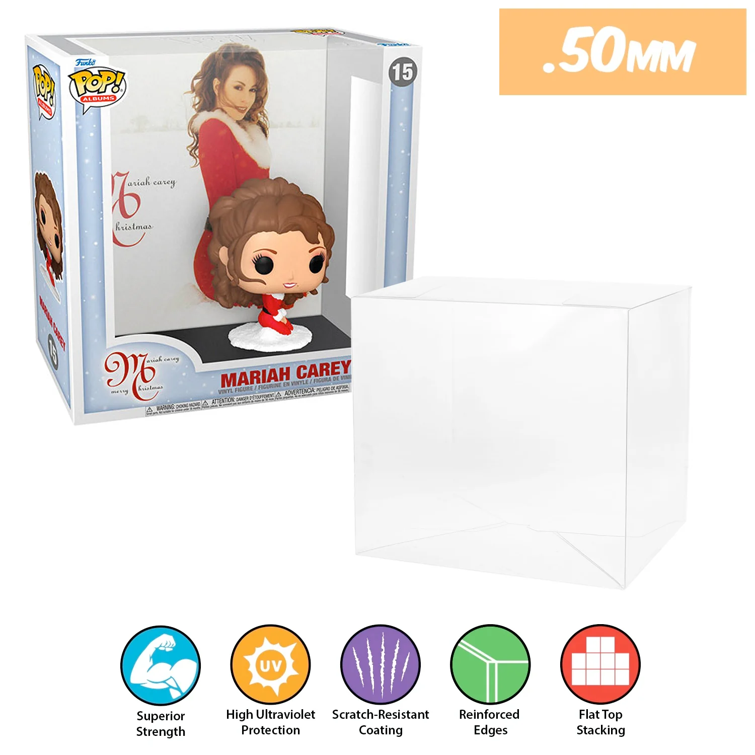 POP ALBUMS Pop Protectors for Funko (0.50mm thick, UV & Scratch Resistant) 9.25h x 8.75w x 3.5d - Image 19
