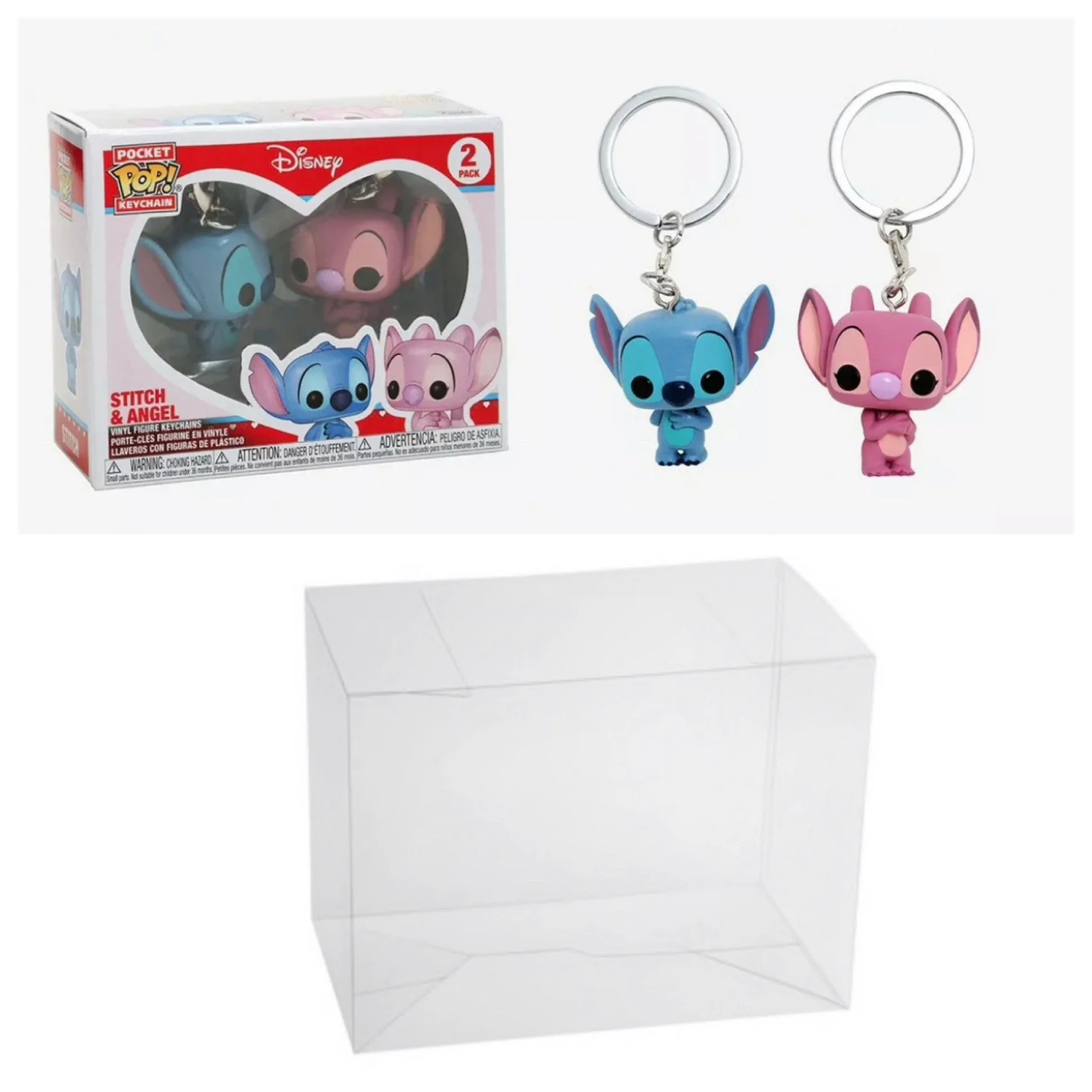 POP KEYCHAIN 2PACK Pop Protectors for Funko (0.50mm thick) 3.75h x 3w x 1.5d - Image 6