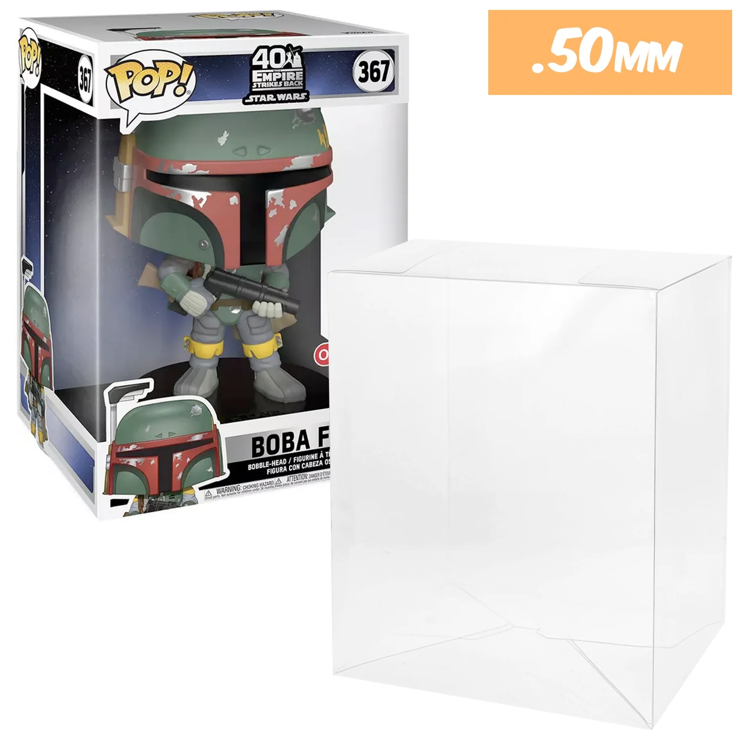 **REPLACED WITH 0.60MM** 10 INCH STANDARD Pop Protectors for JUMBO Funko (0.50mm thick, UV & Scratch Resistant) 12.875h x 8.75w x 8.25d - Image 10