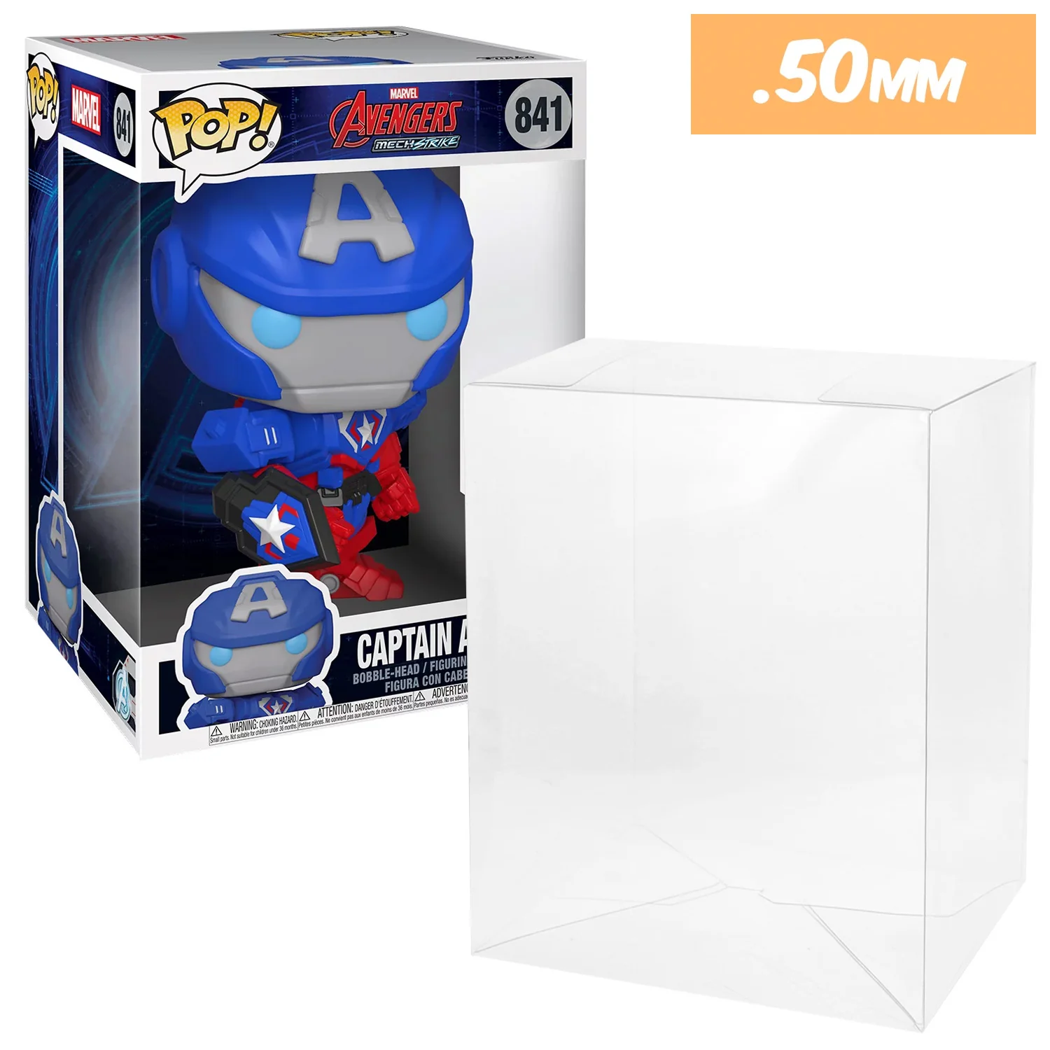 **REPLACED WITH 0.60MM** 10 INCH STANDARD Pop Protectors for JUMBO Funko (0.50mm thick, UV & Scratch Resistant) 12.875h x 8.75w x 8.25d - Image 11
