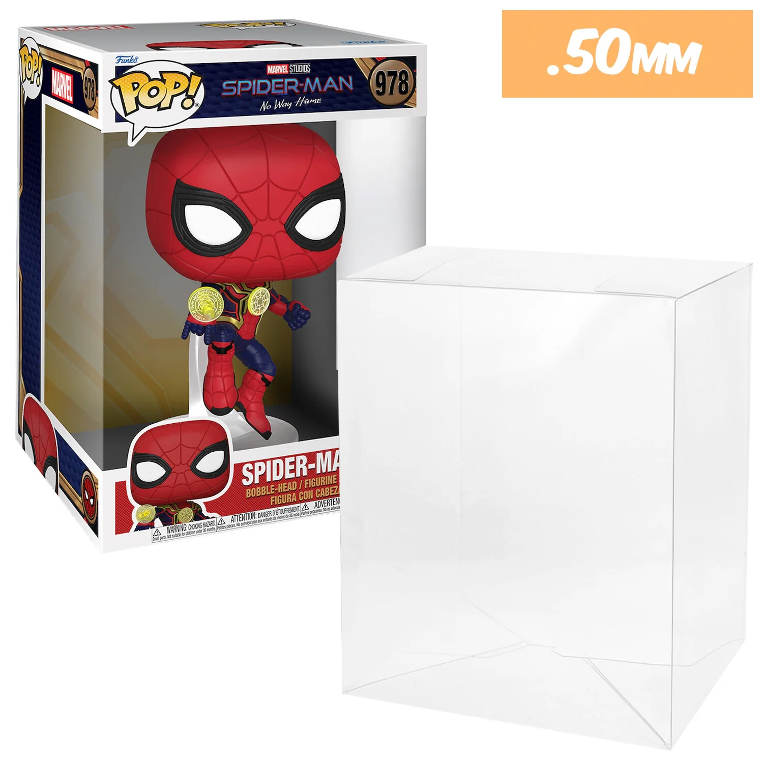 **REPLACED WITH 0.60MM** 10 INCH STANDARD Pop Protectors for JUMBO Funko (0.50mm thick, UV & Scratch Resistant) 12.875h x 8.75w x 8.25d - Image 7