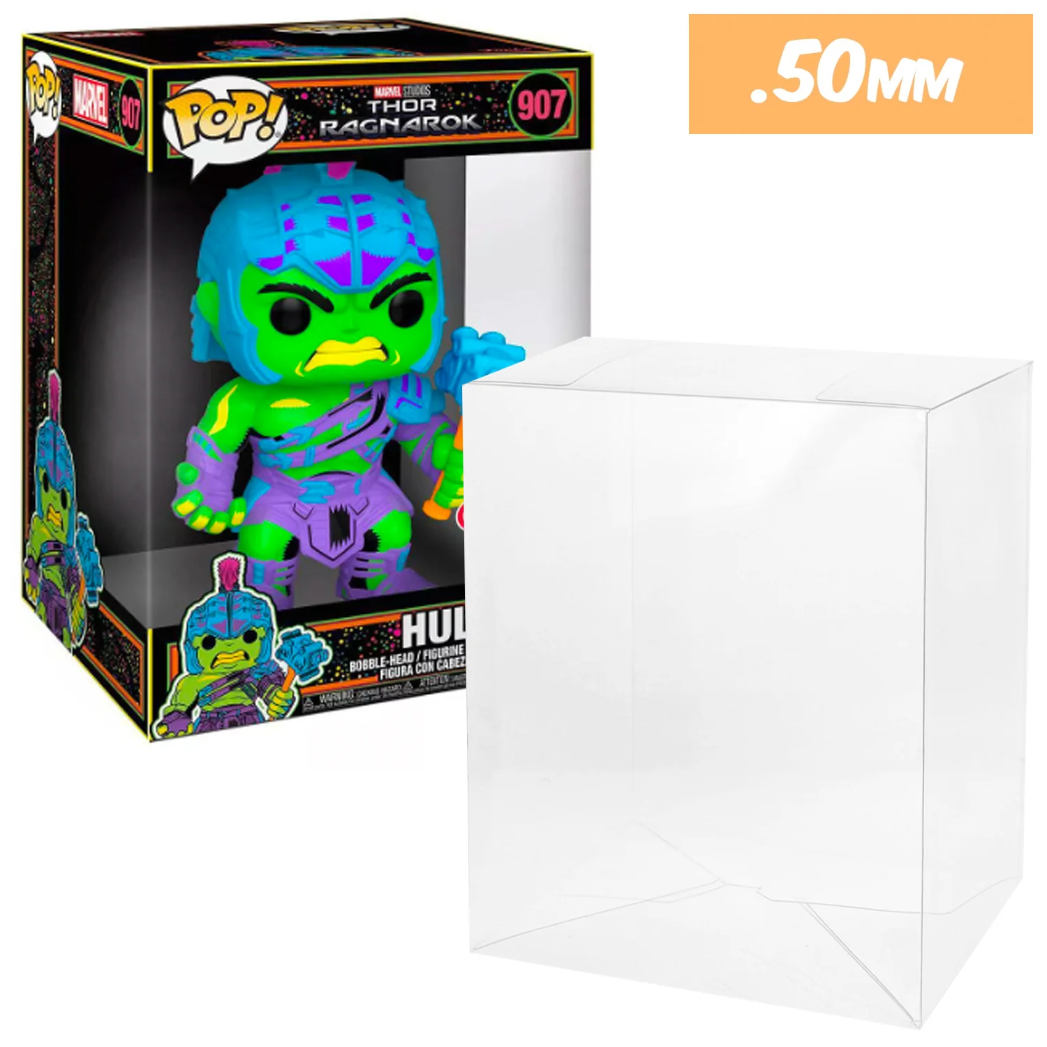 **REPLACED WITH 0.60MM** 10 INCH STANDARD Pop Protectors for JUMBO Funko (0.50mm thick, UV & Scratch Resistant) 12.875h x 8.75w x 8.25d - Image 8