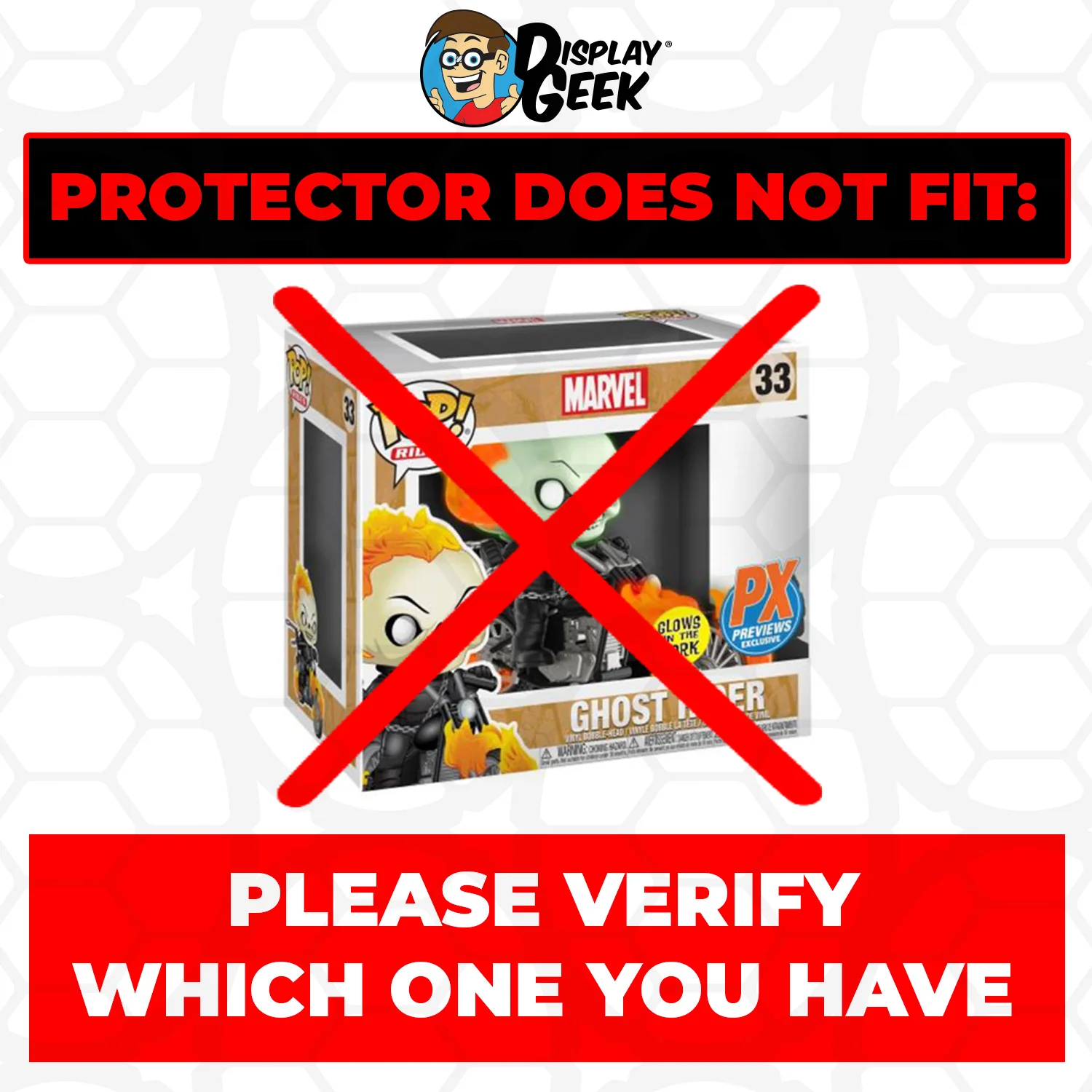 **REPLACED WITH 0.60MM** POP RIDES (LARGE) Pop Protectors for Funko (0.50mm thick, UV & Scratch Resistant) 7.25h x 9.25w x 7d - Image 7