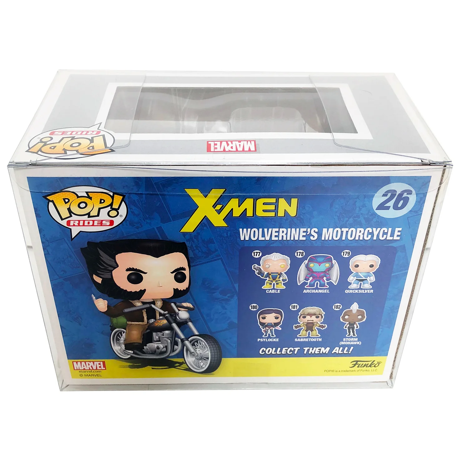 POP RIDES (MOTORCYCLE) Pop Protectors for Funko (0.50mm thick) 4.5h x 8.25w x 6.5d - Image 10
