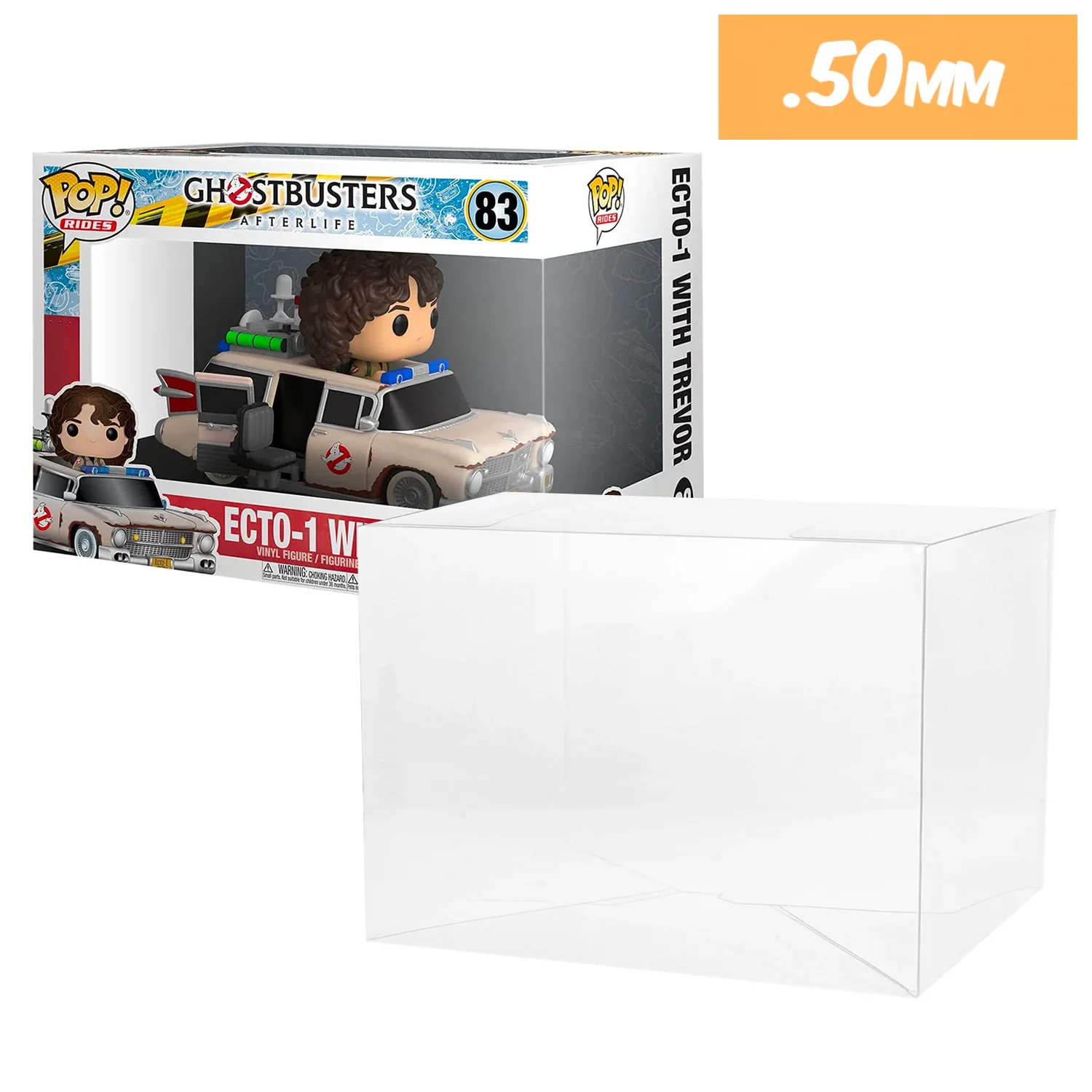 **REPLACED WITH 0.60MM** POP RIDES (LARGE) Pop Protectors for Funko (0.50mm thick, UV & Scratch Resistant) 7.25h x 9.25w x 7d - Image 15