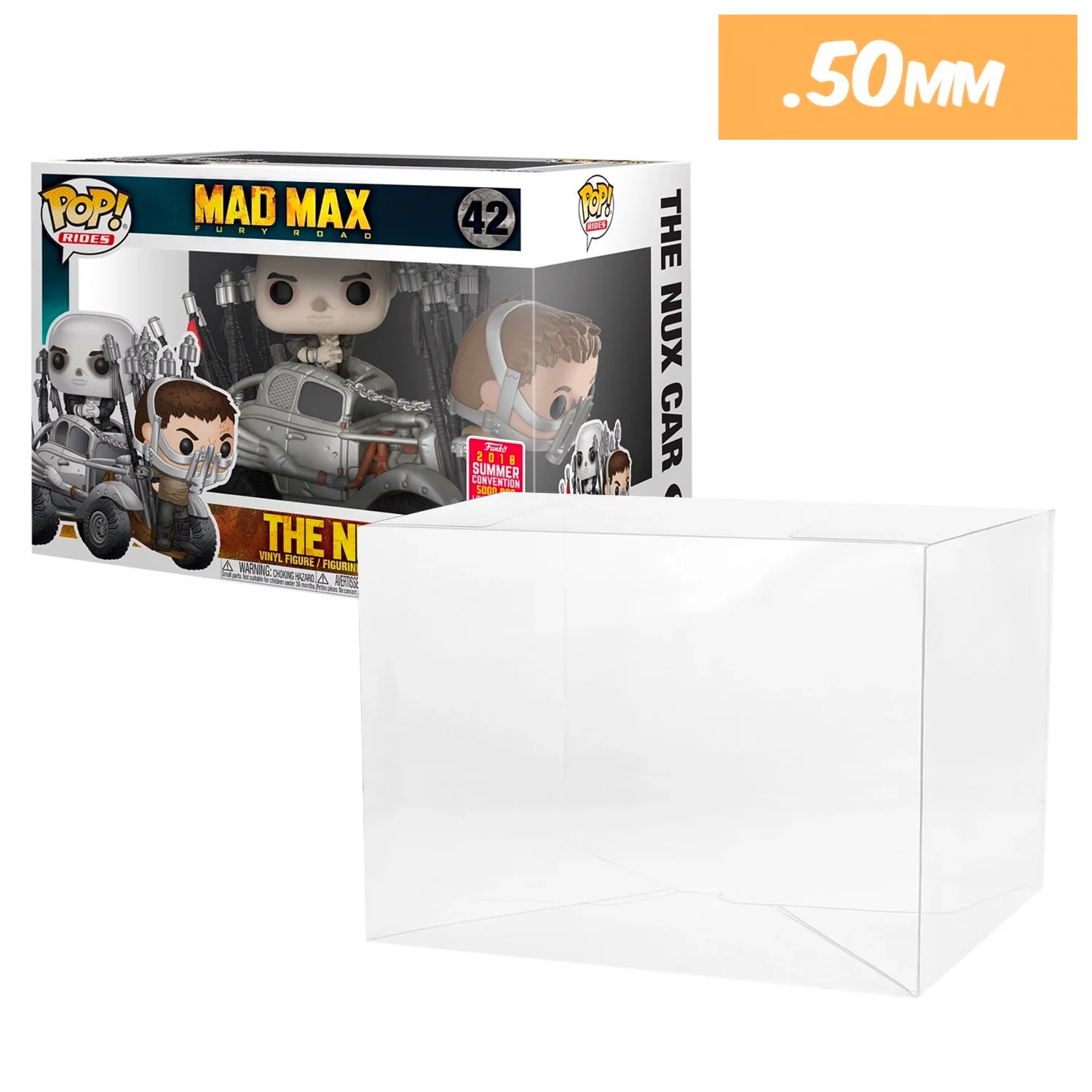 **REPLACED WITH 0.60MM** POP RIDES (LARGE) Pop Protectors for Funko (0.50mm thick, UV & Scratch Resistant) 7.25h x 9.25w x 7d - Image 17
