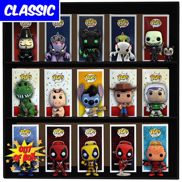CLASSIC - Display Case for Funko Pops, Wall Mountable & Stackable Toy Shelf (Cardboard) - Image 17