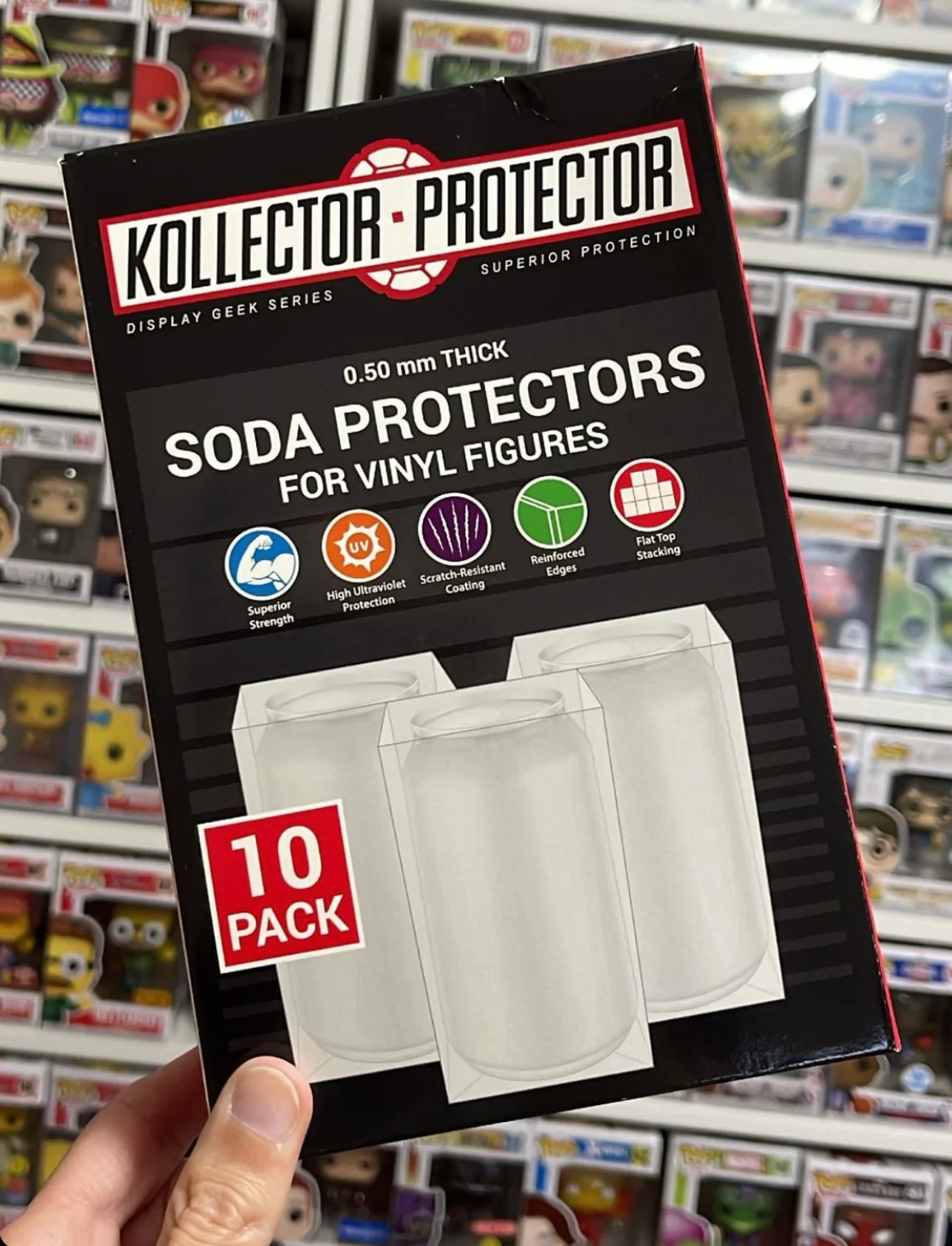 SODA Pop Protectors for Funko (0.60mm thick, UV & Scratch Resistant) 5h x 3w x 3d - Image 11